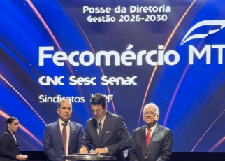 Posse da nova diretoria do Sistema Fecomércio-MT